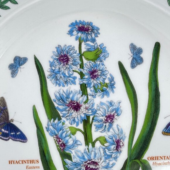 portmeirion botanic garden collection salad plate "orientalis hyacinth" pattern - Picture 3 of 8